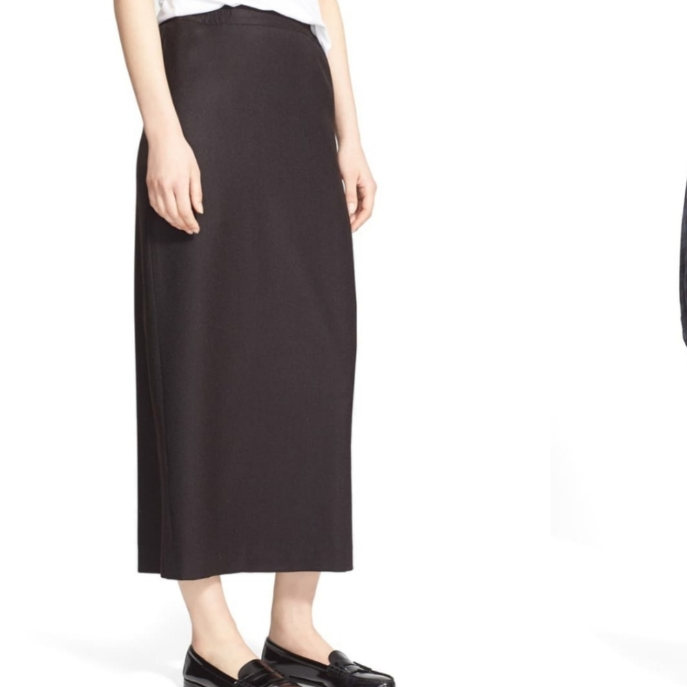 NWT Long Eskander Long Wool Skirt